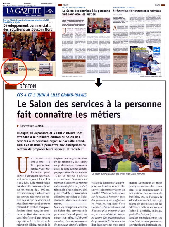 article de la Gazette Nord-Pas-de-Calais